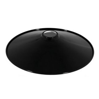 Swing enamelled metal lampshade for E27 fitting white-black