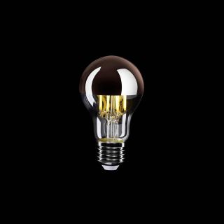 LED Copper Half Sphere Drop Light Bulb A60 7W, 230V, 650Lm E27 2700K Dimmable - A22