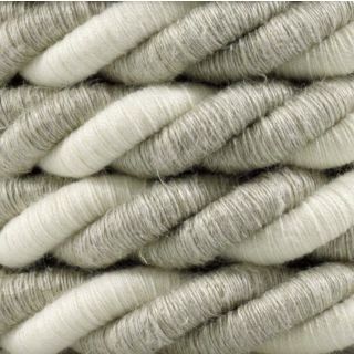 XL electrical cable 3x0,75. Natural linen and raw cotton fabric covering. Diameter 16mm