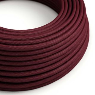 Round Glossy Cable RM19 - Bordeaux 2x0.75mm