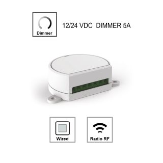 Dimmer 12/24Vdc 5A RF-Push Button -  Τεμ.