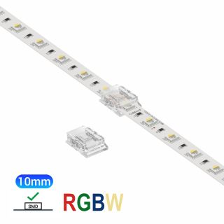 Ενδιάμεσος κονέκτορας IP20/65 για RGBW ταινία led SMD πλάτους 10mm -  Τεμ.