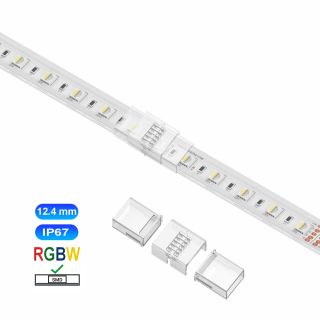 Ενδιάμεσος κονέκτορας IP67/68 για RGBW ταινία led SMD πλάτους 12.4mm -  Τεμ.