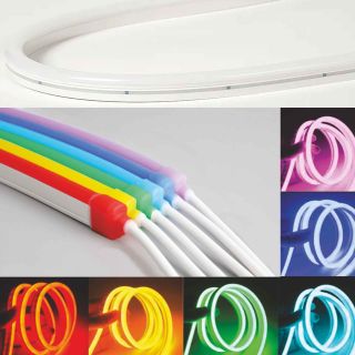 Ταινία LED TΩRA Neon flex πλαγίου φωτισμού 6x13 12 Watt/m 24V CRI80 IP67 120 LED/m Μωβ 5m -  Τεμ.